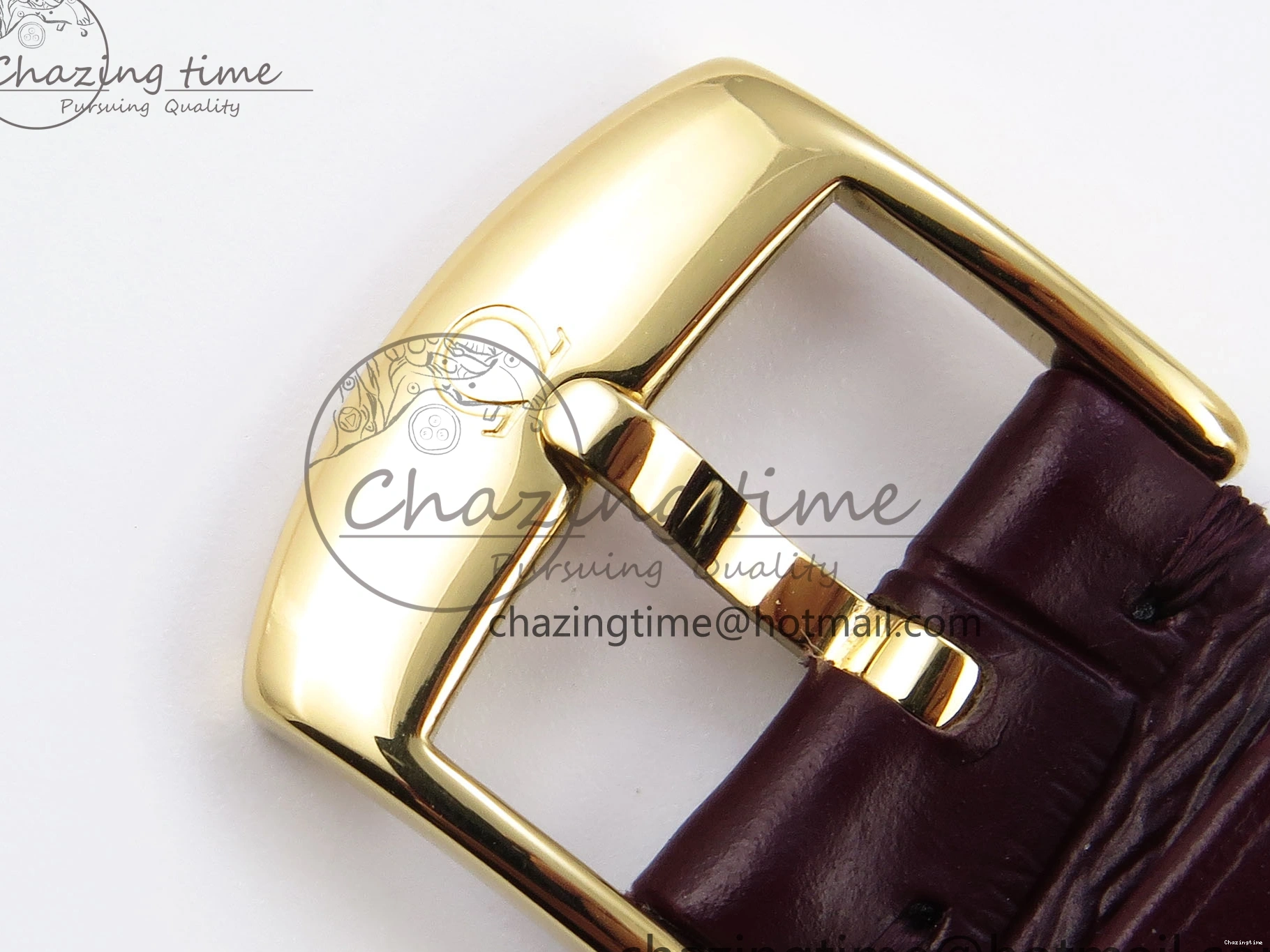 0415 De Ville Date YG MKF 1:1 Best Edition Brown Dial Roman Marker on Brown Leather Strap A OdorResistant 7751